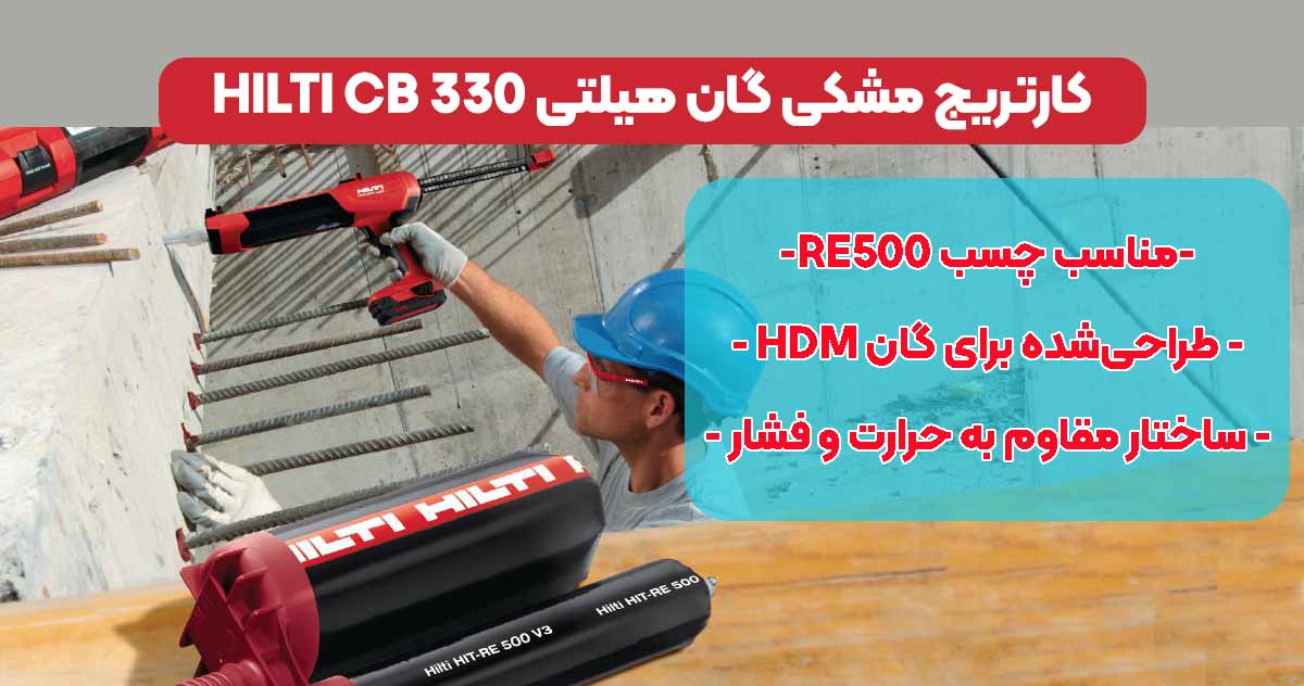 تصویر-نمایندگی فروش-کارتریج-مشکی-گان-هیلتی-HILTI-CB-330-Black